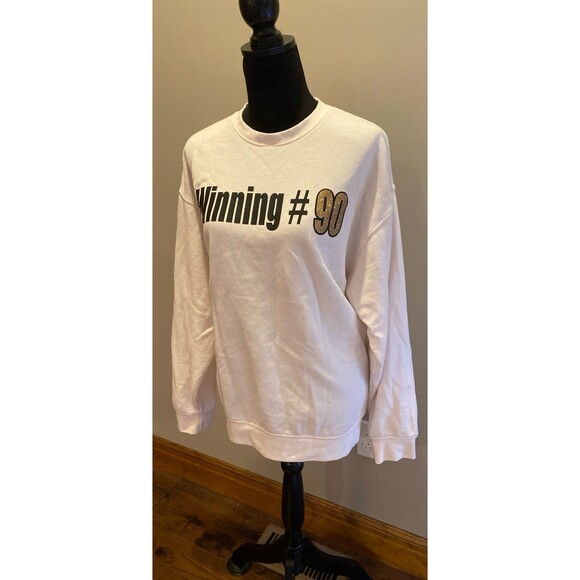 Arizona Sweatshirt Winning #90 Lottery Cream size Medium Fits Like XL Oversized - Picture 4 of 11